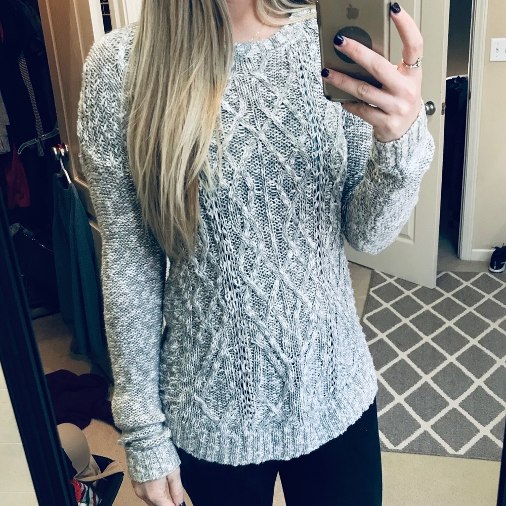 Cozy gray sweater
